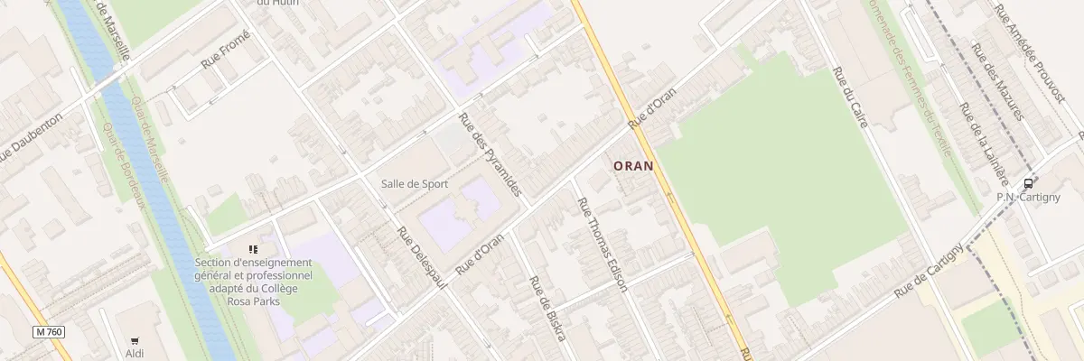 Plan du 29 Rue d’Oran à Roubaix