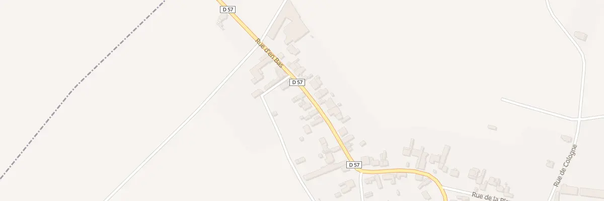 Plan du 25 Rue d’En Bas à Villeret