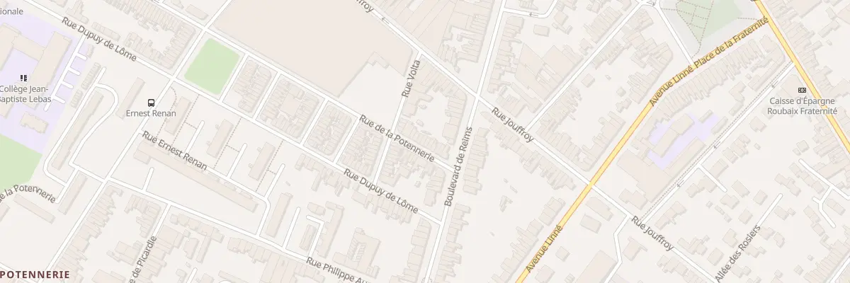 Plan du 175 Rue de la Potennerie à Roubaix