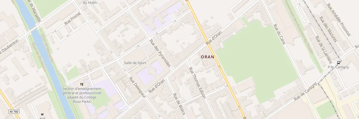 Plan du 31B Rue d’Oran à Roubaix