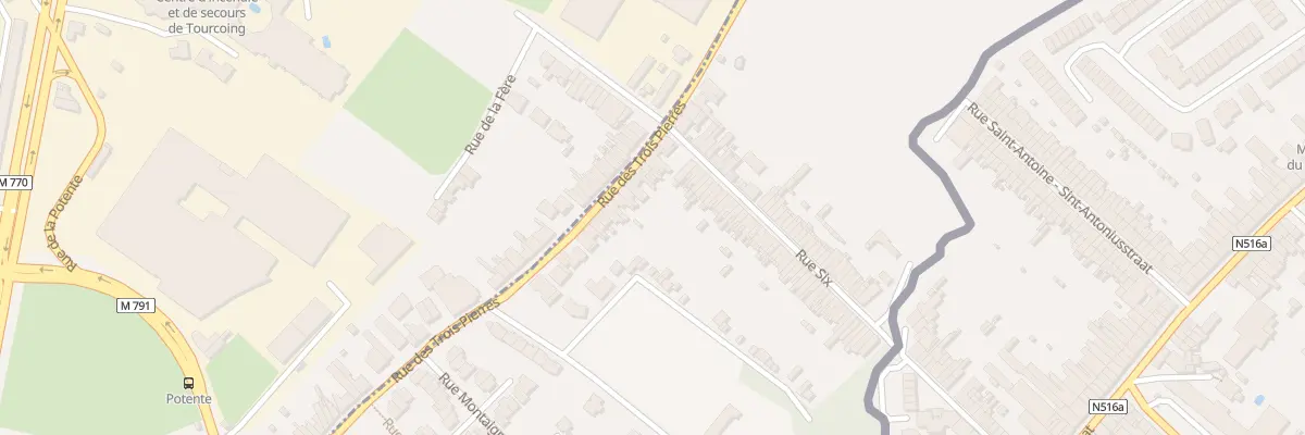 Plan du 139 Rue des Trois Pierres à Wattrelos