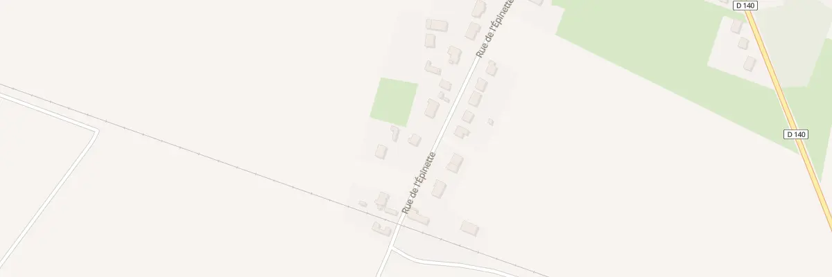 Plan du 382 Rue de L Épinette à Fressies