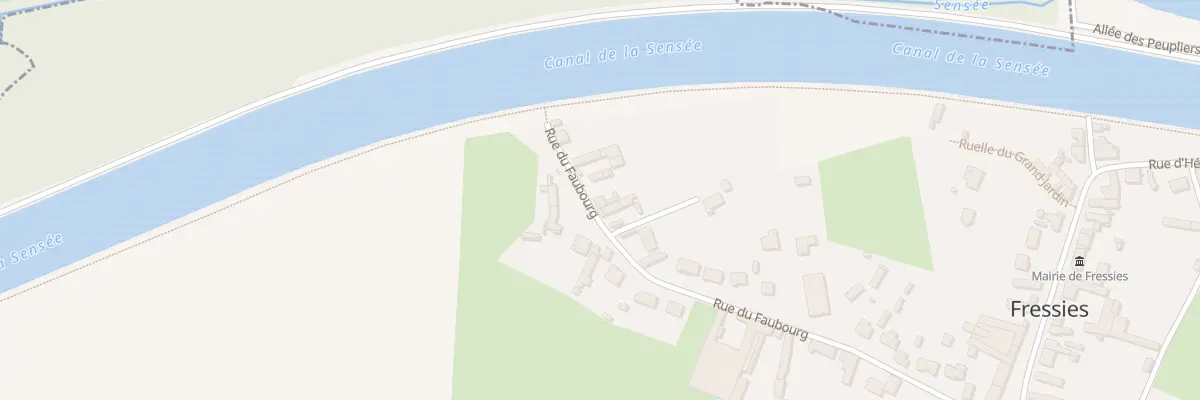 Plan du 370 Rue du Faubourg à Fressies