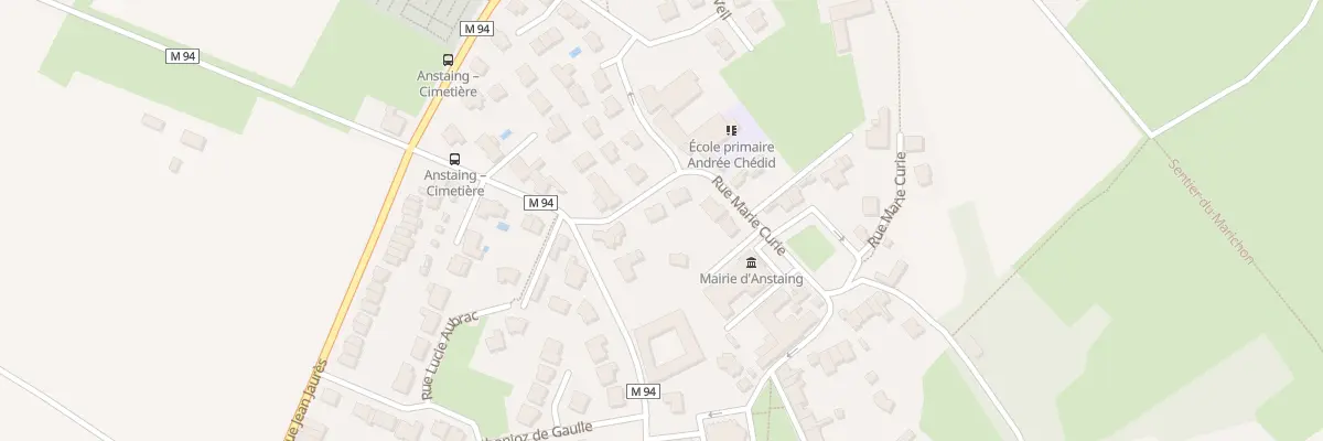 Plan du 17 Rue Marie Curie à Anstaing