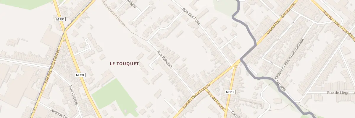 Plan du 36 Rue Anatole France à Wattrelos