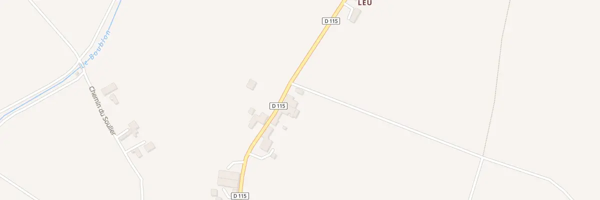 Plan du 16 Rte de Fourilles à Ussel-d’Allier