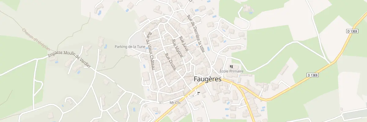 Plan du 2 Rue Juive à Faugères