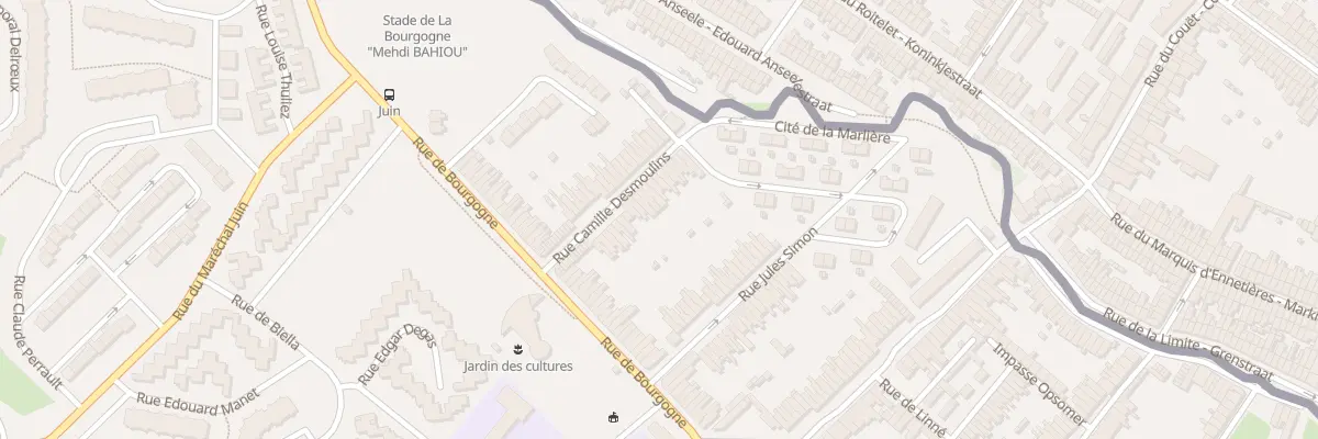 Plan du 30 Rue Camille Desmoulins à Tourcoing