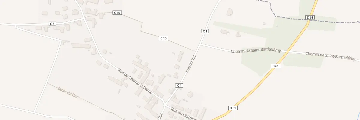 Plan du 21 Rue du Val à Chauffry