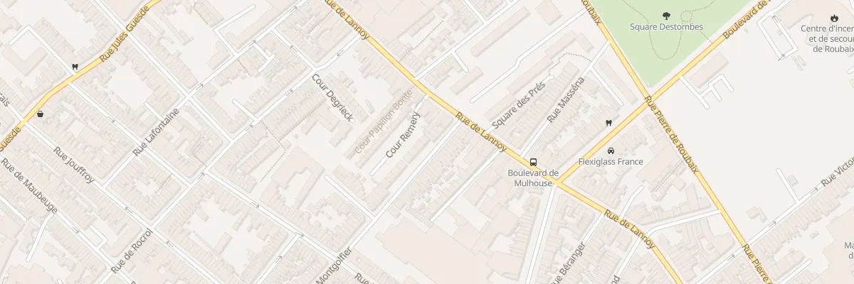Plan du 8 Rue Montgolfier à Roubaix