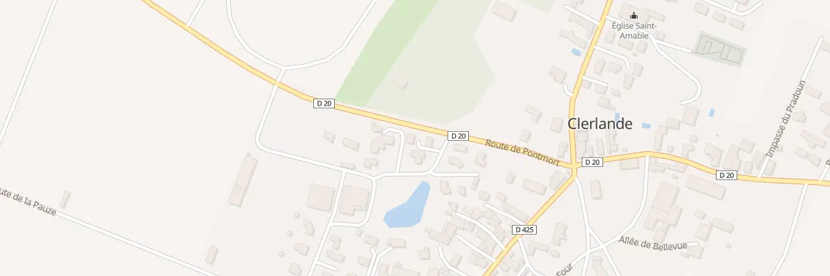 Plan du 4 Chem des Ecoliers à Clerlande