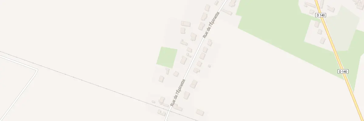 Plan du 340 Rue de L Épinette à Fressies
