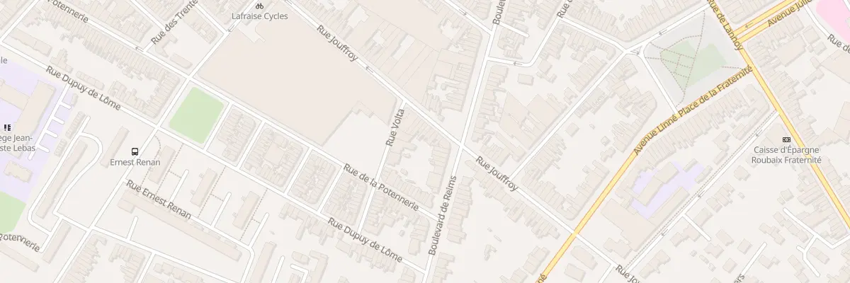 Plan du 182 Rue Jouffroy à Roubaix