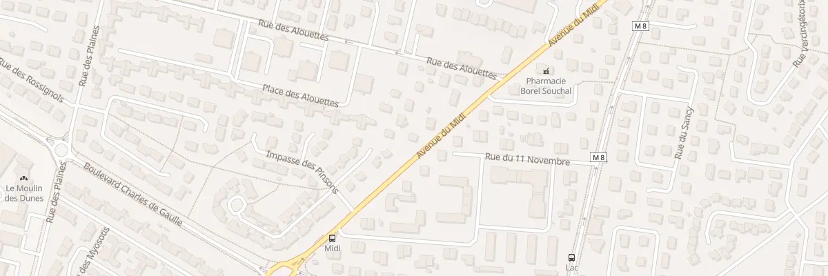 Plan du 20 Av du Midi à Cournon-d’Auvergne