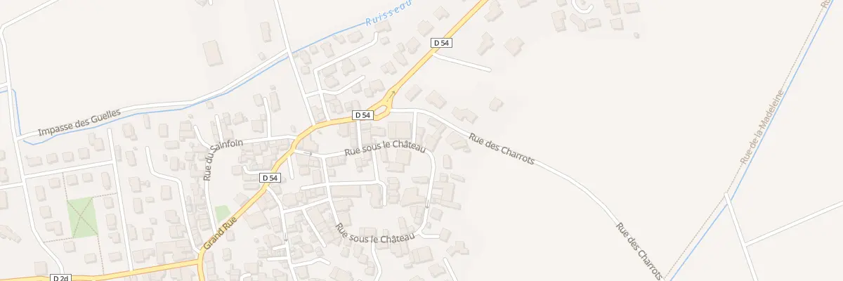 Plan du 21 Rue Sous-le-Château à Malintrat