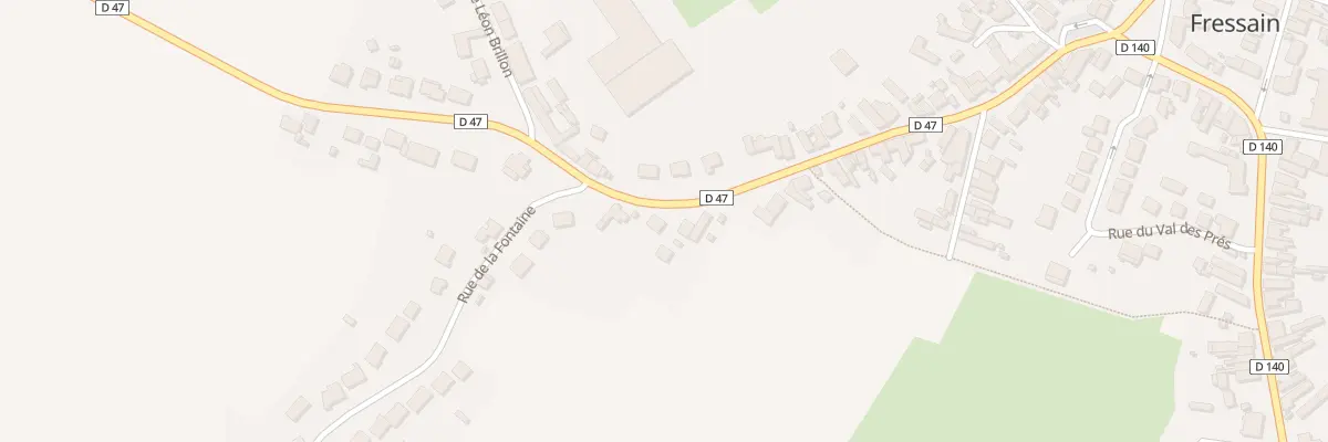 Plan du 288 Rue de la Fontaine à Fressain
