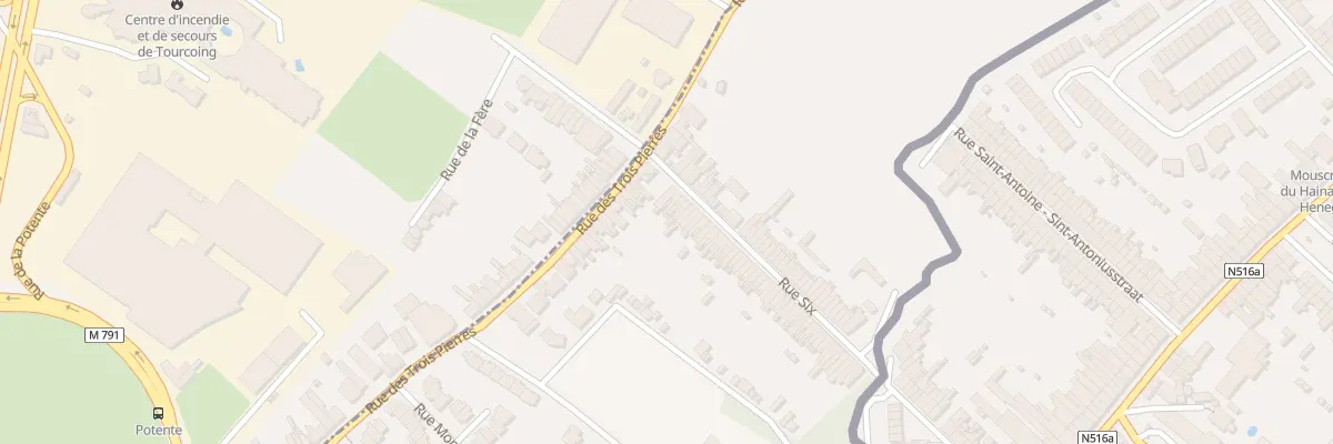 Plan du 71 Rue Six à Wattrelos