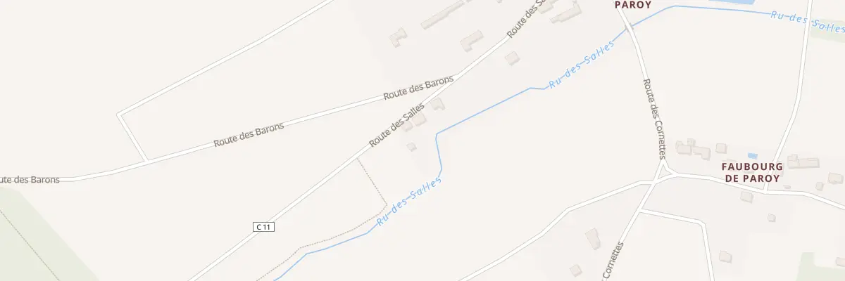 Plan du 4 Rte des Salles à Nailly