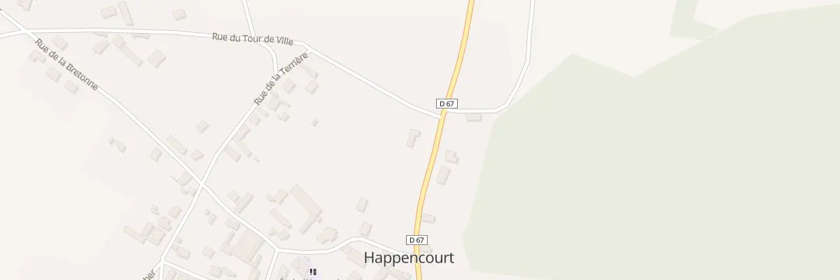 Plan du 11 Gr Gd Rue à Happencourt