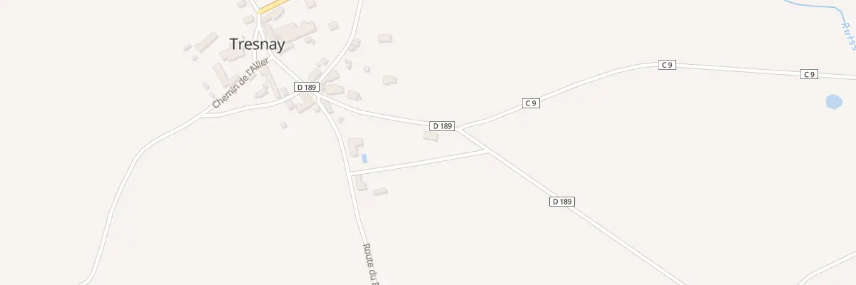 Plan du 9001 Les Champs Martin à Tresnay