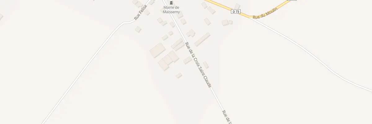 Plan du 12 Rue de la Croix St Claude à Maissemy