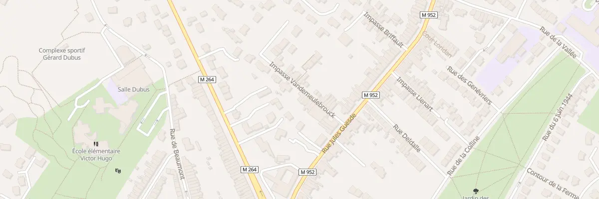 Plan du 9 Imp Vandemeulebrouck à Hem