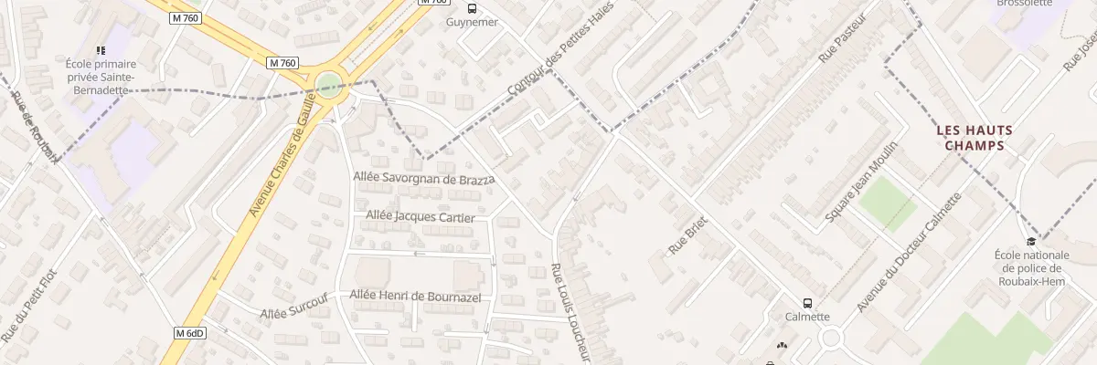 Plan du 105 Rue Louis Loucheur à Hem