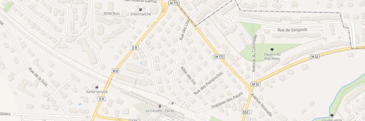 Plan du 4 Pl des Dalhias au Cendre