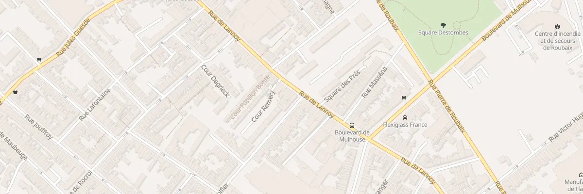 Plan du 300 Rue de Lannoy à Roubaix