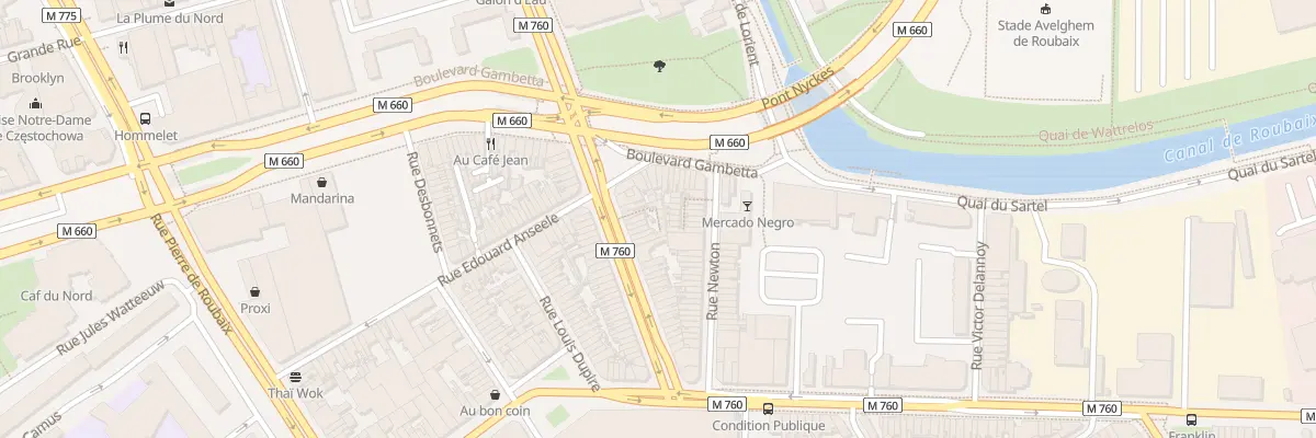 Plan du 2 Vc Lothiois Brd des Colmar à Roubaix