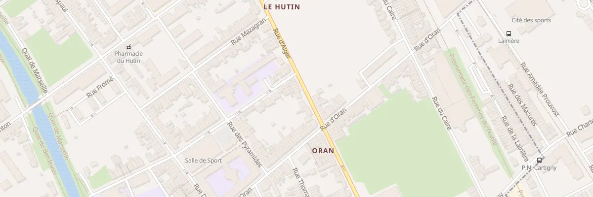 Plan du 299 Rue d’Alger à Roubaix