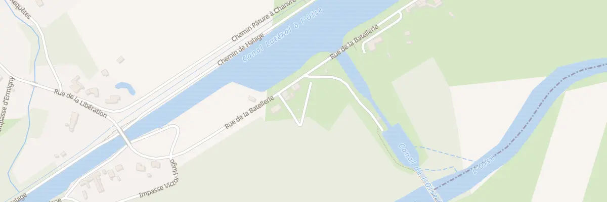 Plan du 10 Rue de la Batellerie à Abbécourt