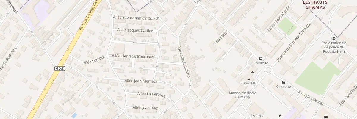 Plan du 47 Rue Louis Loucheur à Hem
