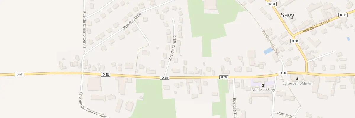 Plan du 16 Cité de l’Amitié à Savy