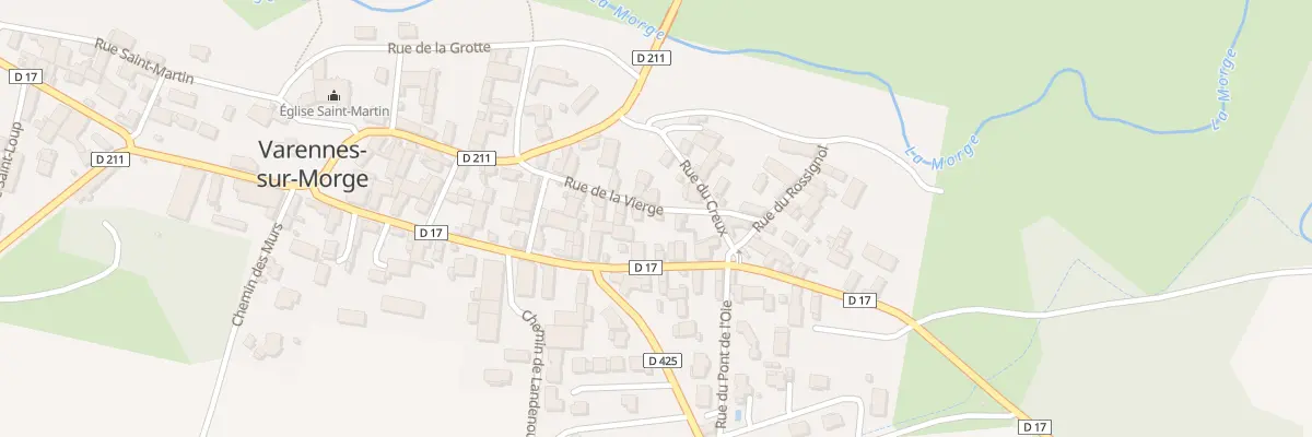 Plan du 10 Rue de la Vierge à Varennes-sur-Morge