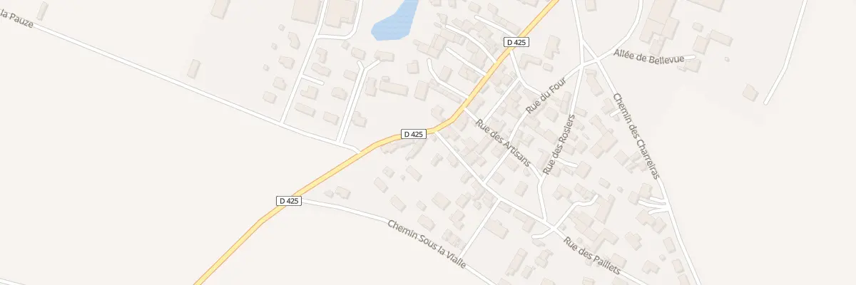 Plan du 7 Rte de St Beauzire à Clerlande