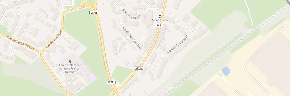 Plan du 409 Rue du Mont-à-Leux à Wattrelos