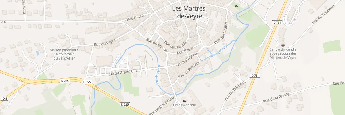 Plan du 23 Rue Basse aux Martres-de-Veyre