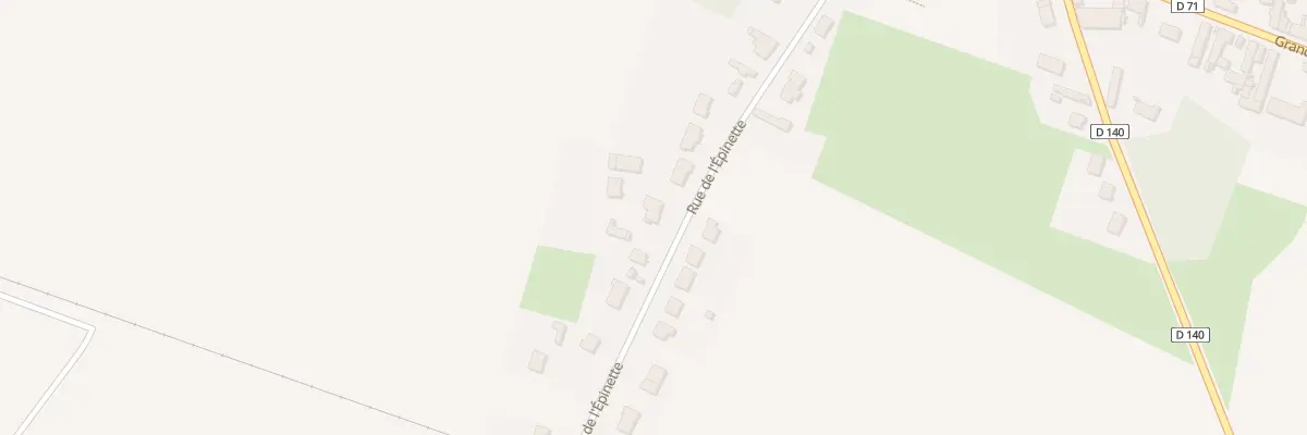 Plan du 270 Rue de L Épinette à Fressies