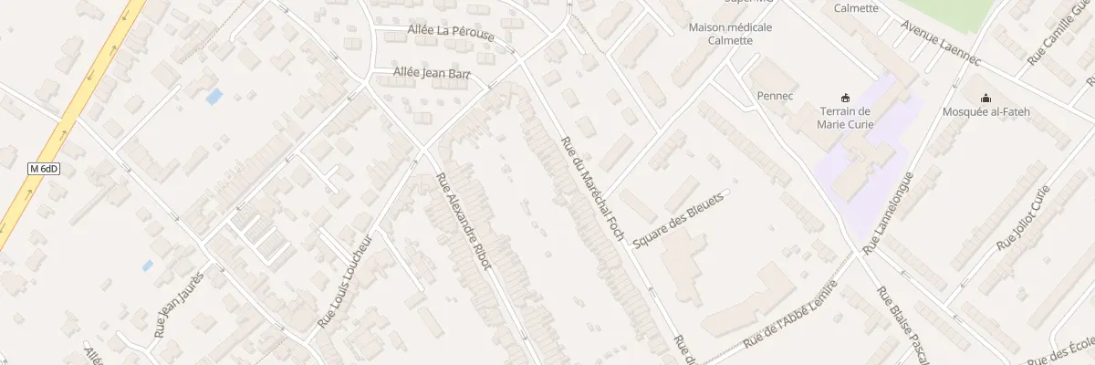 Plan du 83 Rue du Marechal Foch à Hem