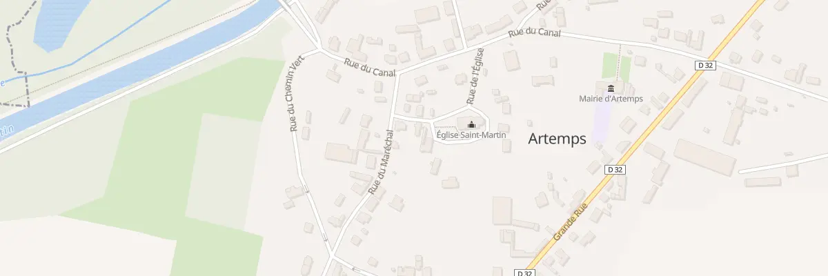 Plan du 4 Rue de l’Eglise à Artemps