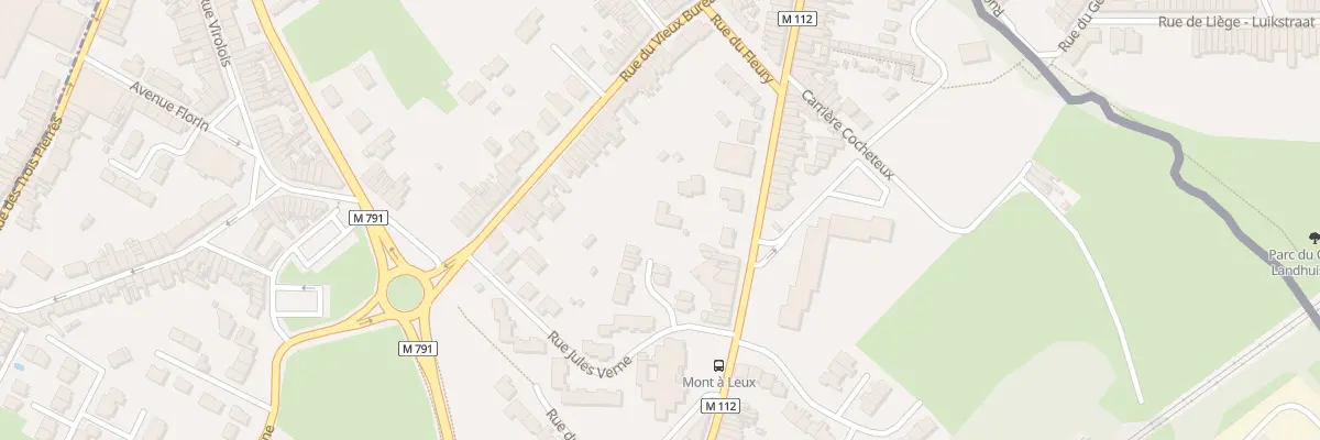 Plan du 493 Rue du Mont-à-Leux à Wattrelos