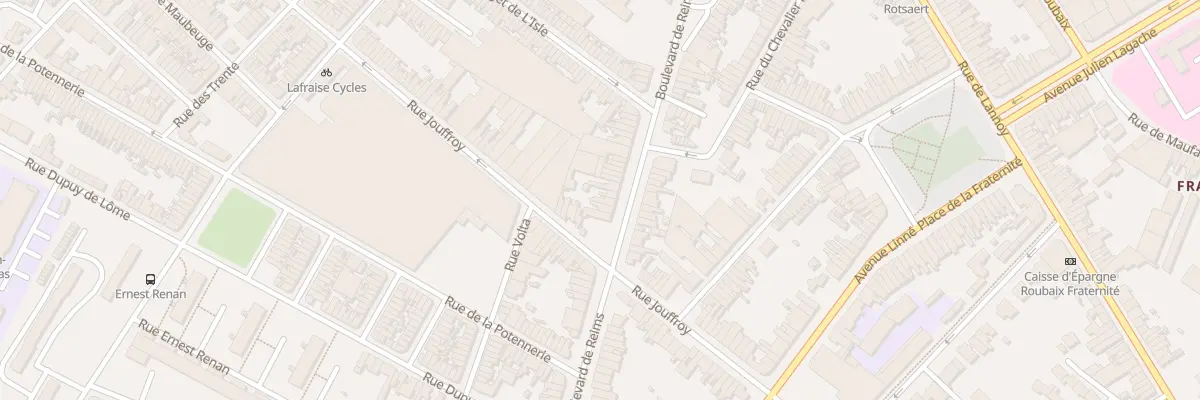 Plan du 78 Bd de Reims à Roubaix