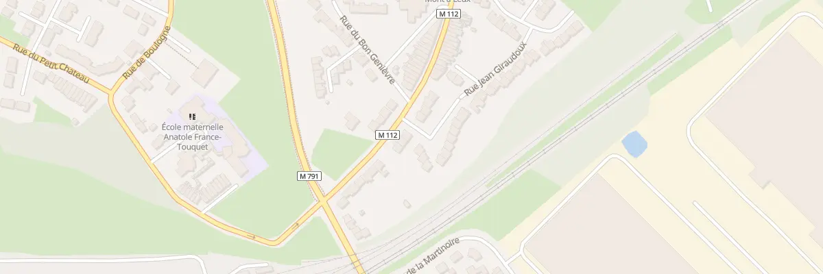 Plan du 334 Rue du Mont-à-Leux à Wattrelos