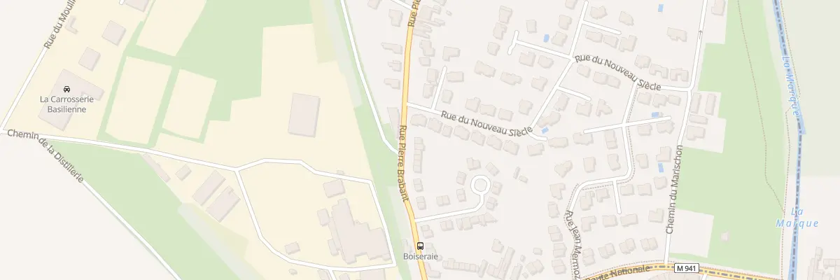 Plan du 30 Rue Pierre Brabant à Tressin