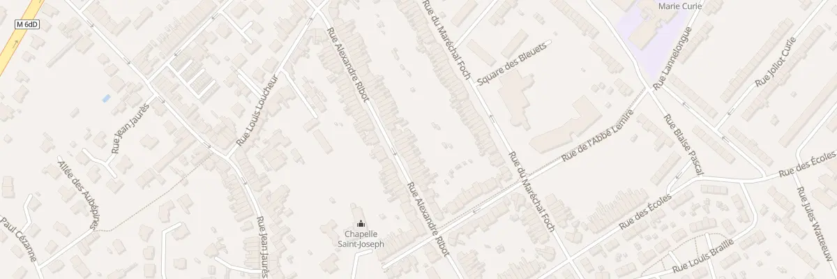 Plan du 48 Rue Alexandre Ribot à Hem