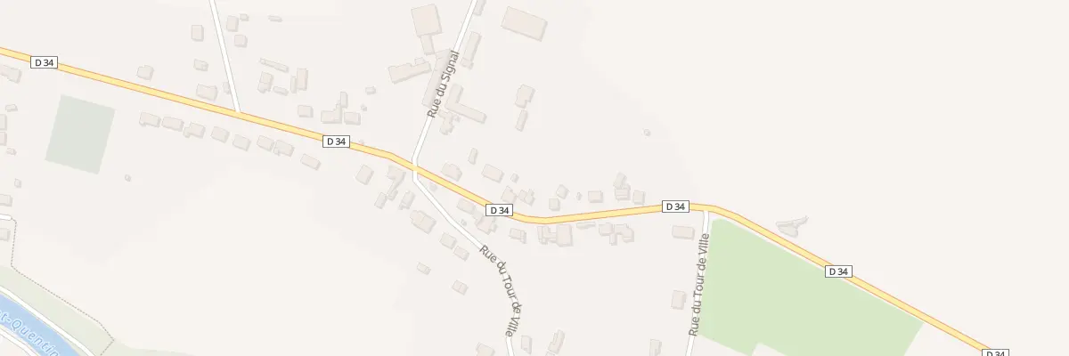 Plan du 7 Rue de Clastres à Saint-Simon