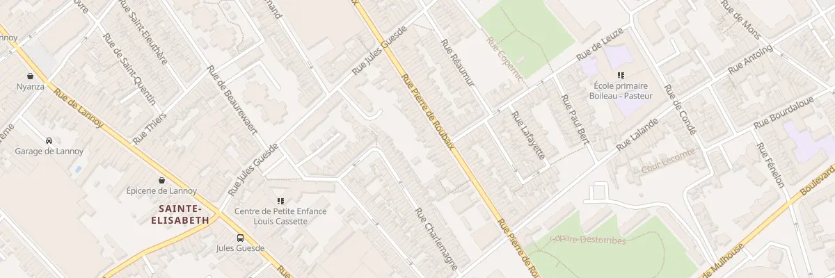 Plan du 224 Rue Pierre de Roubaix à Roubaix