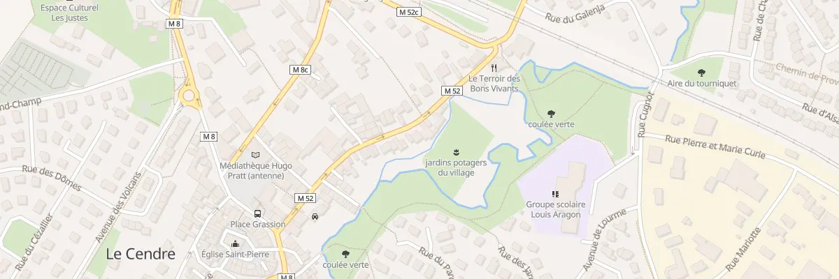 Plan du 44 Rue du Moulin au Cendre