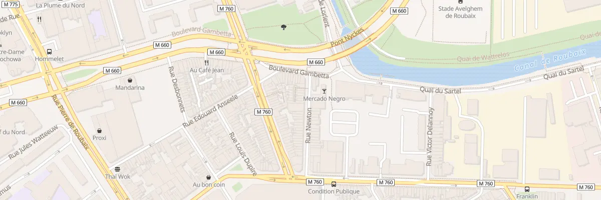 Plan du 18 Rue Newton à Roubaix